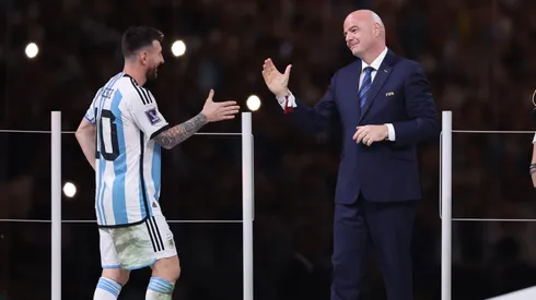 Gianni Infantino deseó ver a Lionel Messi con la Selección Argentina en la Copa del Mundo 2026.
