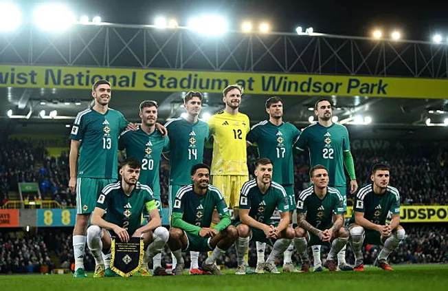 Irlanda del Norte, primer rival de Italia en el repechaje mundialista.