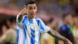 Ángel Di María con la Selección Argentina.