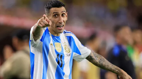 Ángel Di María con la Selección Argentina.