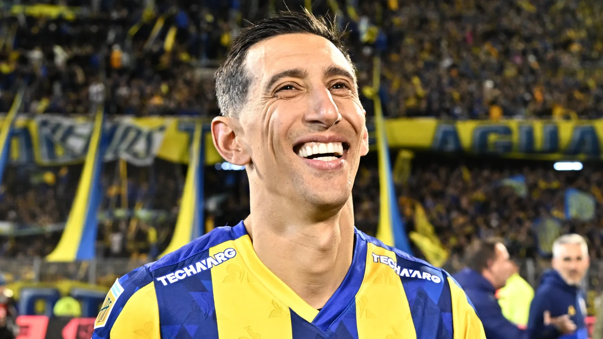 Ángel Di María, futbolista de Rosario Central.