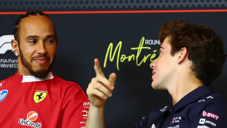 Lewis Hamilton y Franco Colapinto.