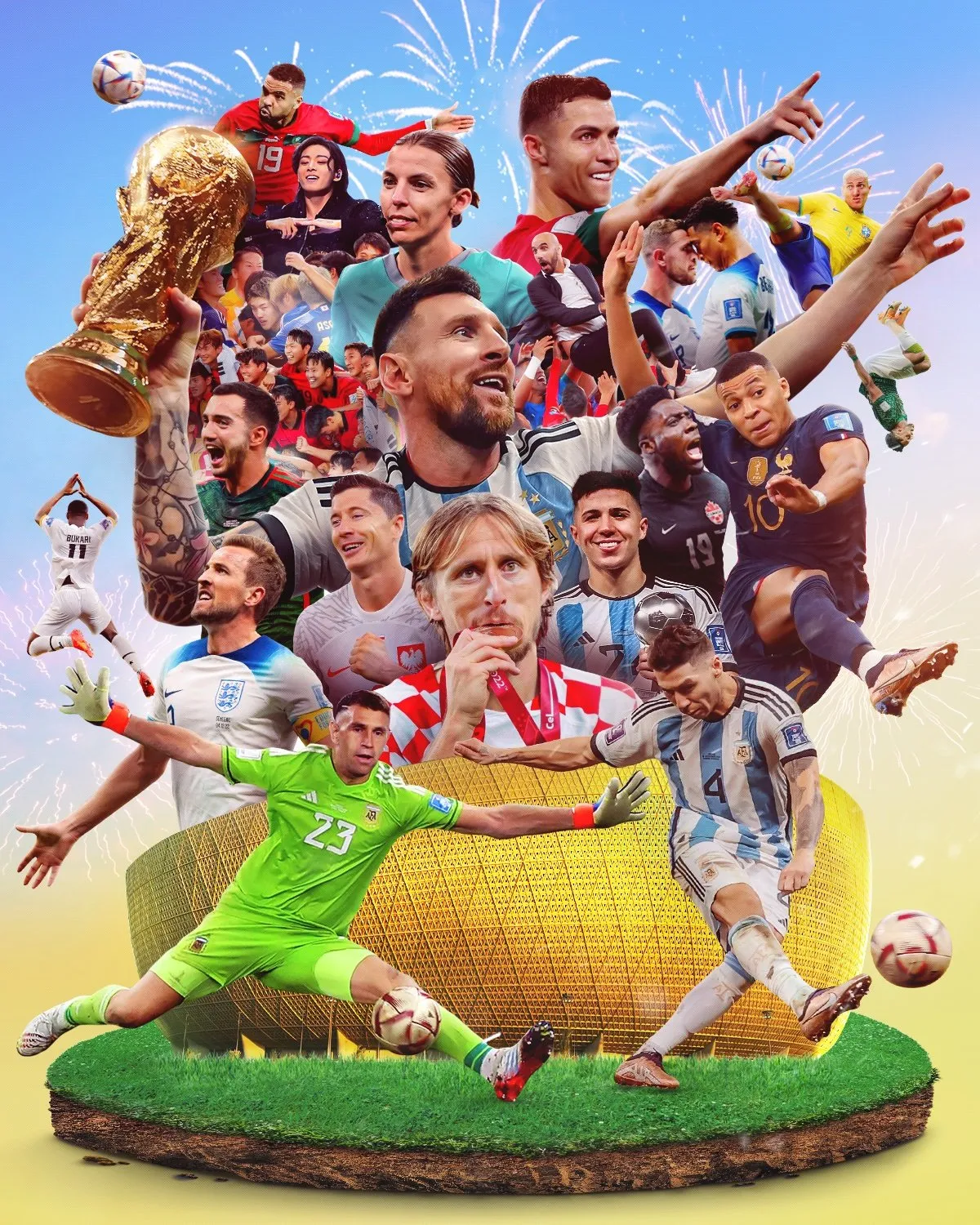 El nuevo poster que se puede ver en las redes de FIFA.
