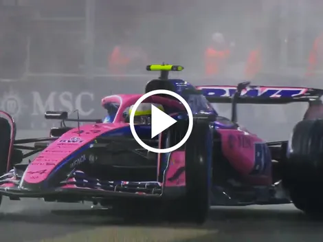 Las dos impactantes salvadas de Franco Colapinto bajo la lluvia en la clasificación del GP de Las Vegas