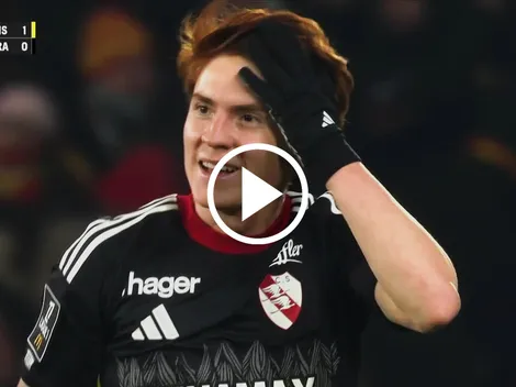 El Colo Barco metió un planchazo criminal y se fue expulsado en Francia