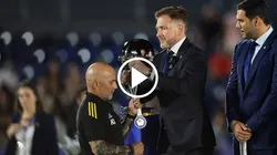 Sampaoli y un gesto polémico tras perder la Copa Sudamericana.