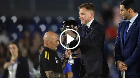Sampaoli y un gesto polémico tras perder la Copa Sudamericana.
