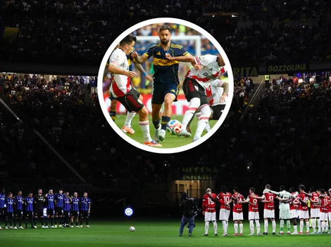 El reconocimiento en Italia al Boca - River en medio del Inter vs. Milan