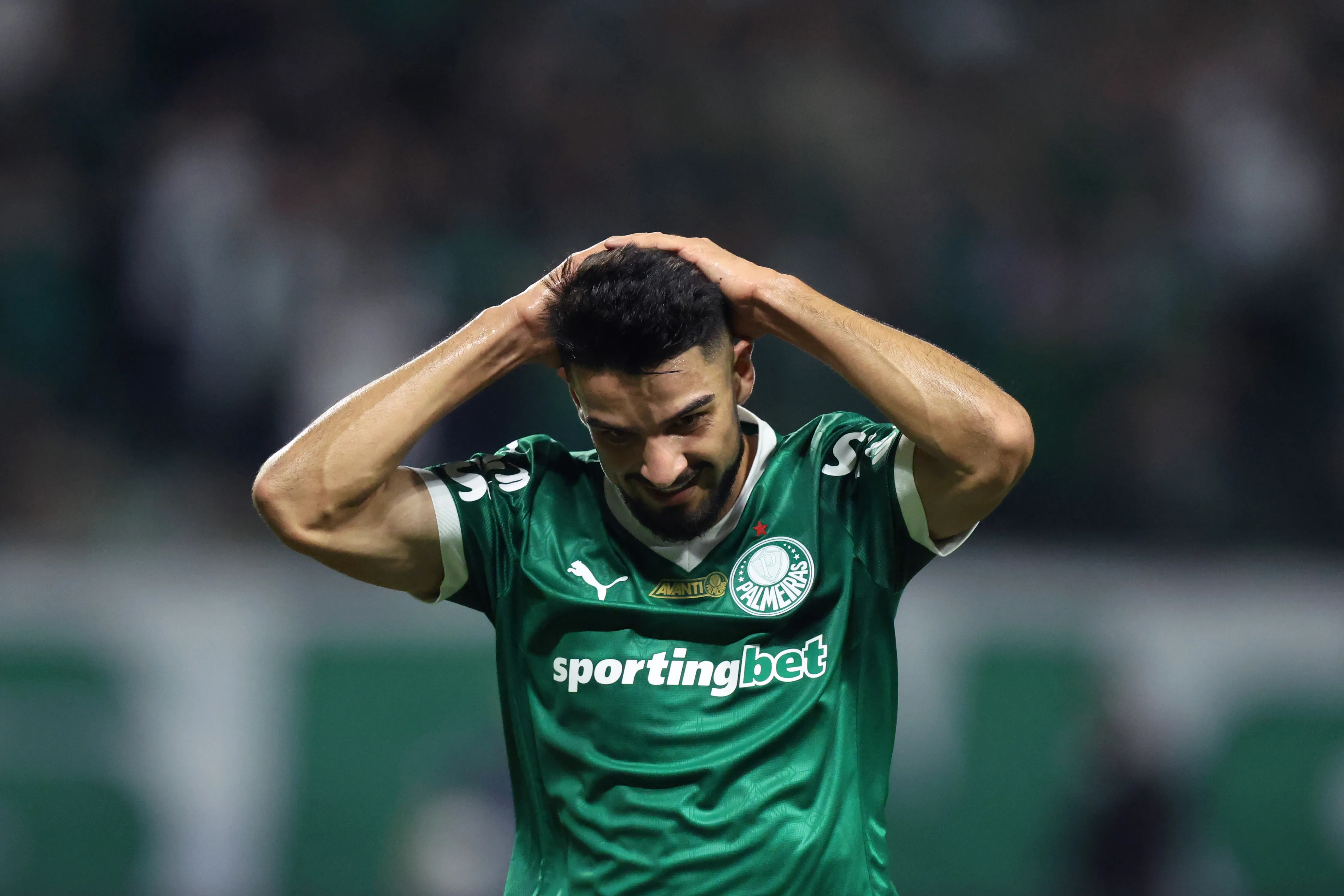 Flaco López vive un momento complicado en Palmeiras (Getty Images).
