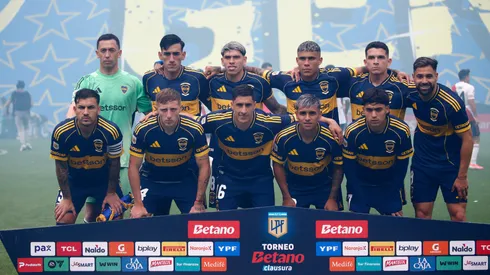 El equipo titular de Boca ante River en el Superclásico.