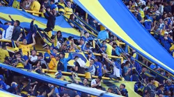 Los hinchas de Boca, presentes ante Talleres.