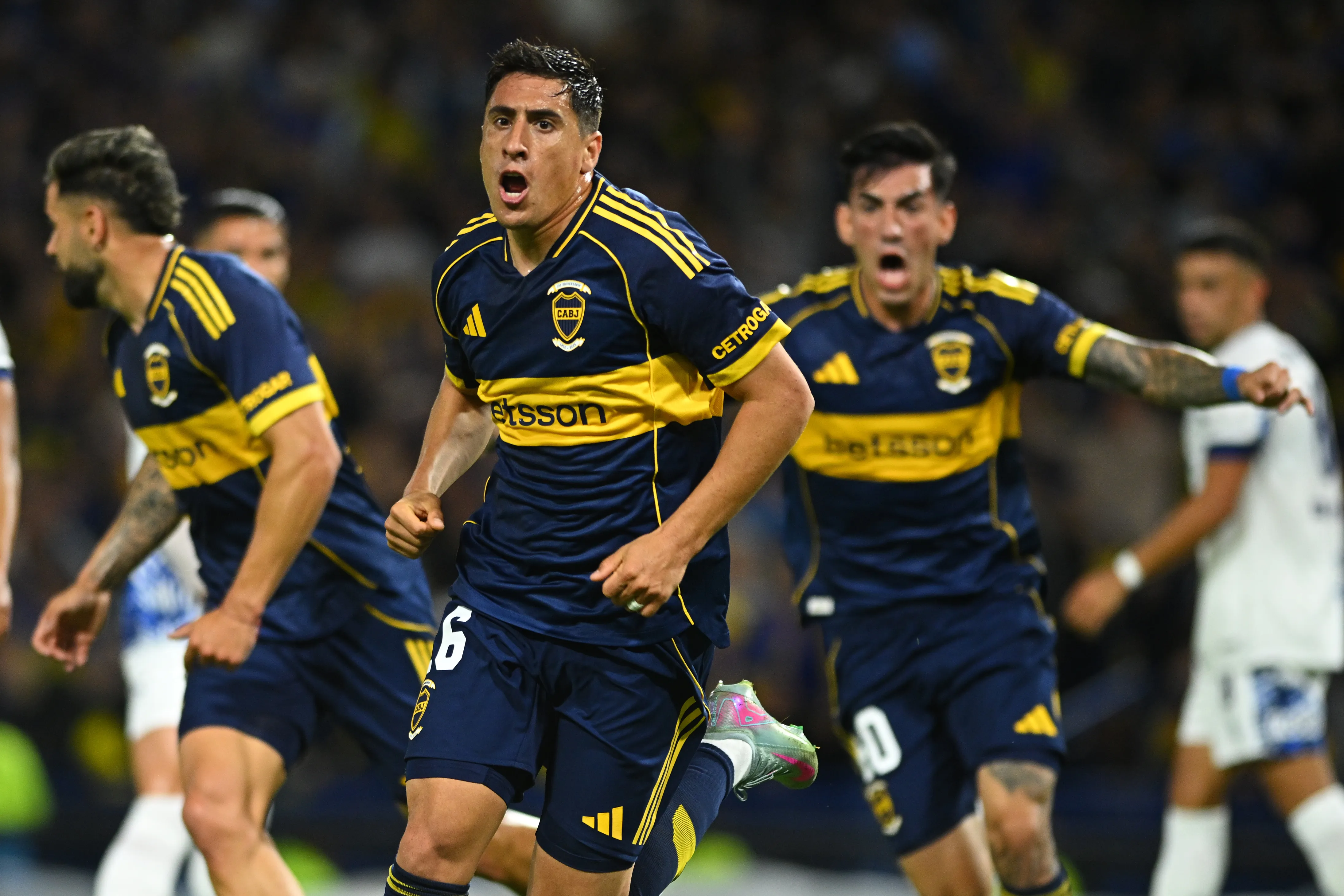 Miguel Merentiel, delantero uruguayo de Boca Juniors. (Getty Images)