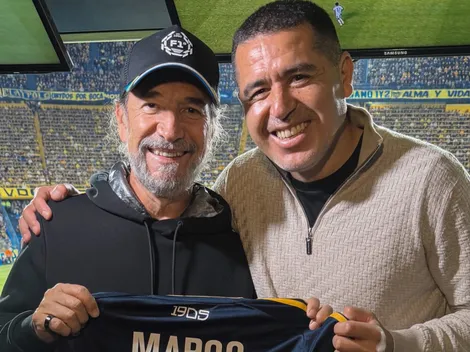 Las estrellas que visitaron La Bombonera junto a Riquelme para ver a Boca