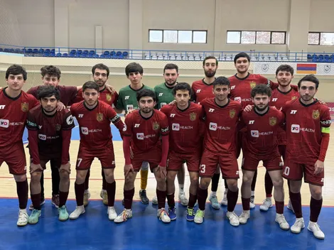 ¡98-1! Insólito partido de futsal en Armenia