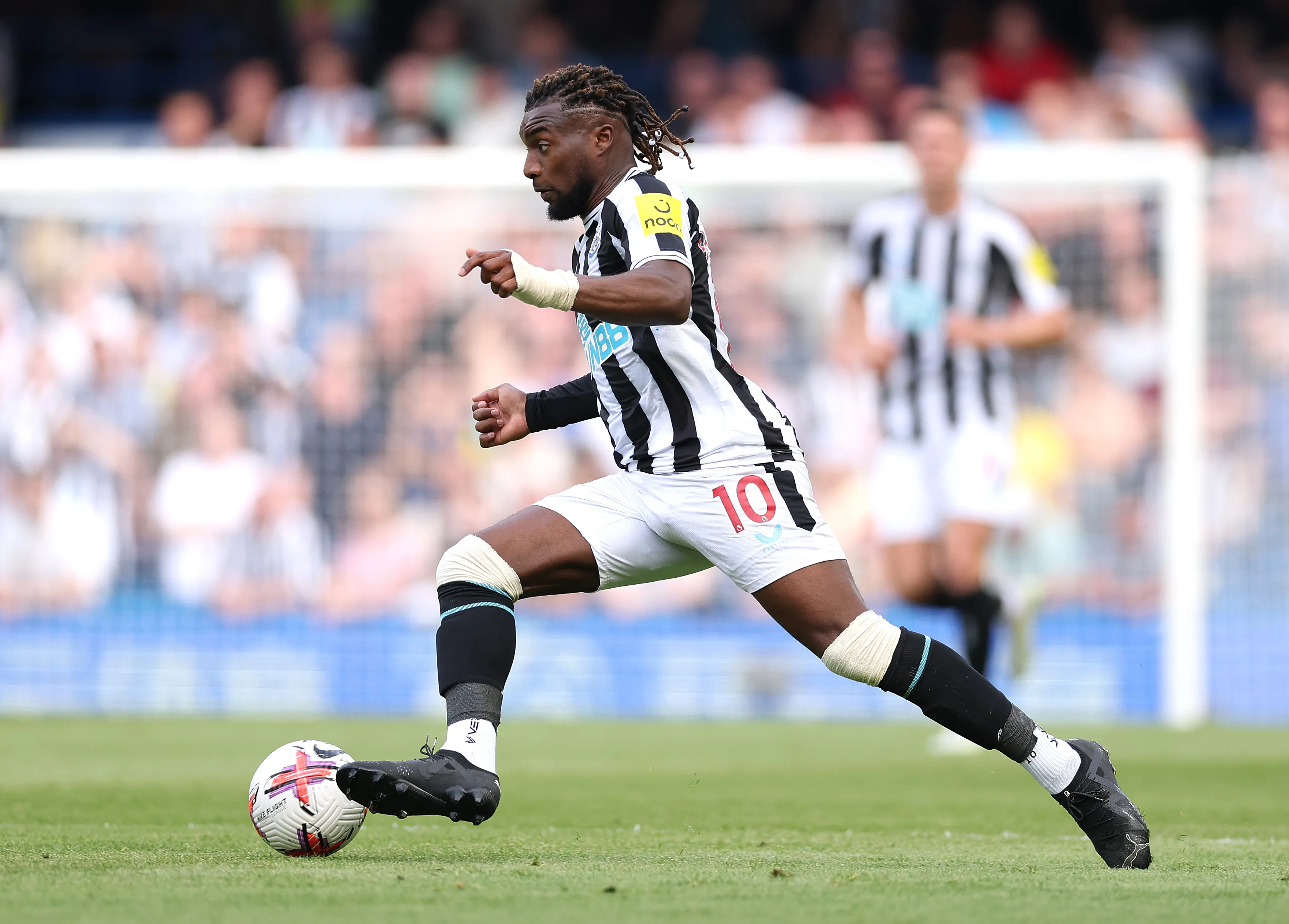 Allan Saint-Maximin en su paso por Newcastle. (Getty).