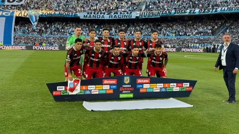 Los once titulares de River en Avellaneda.