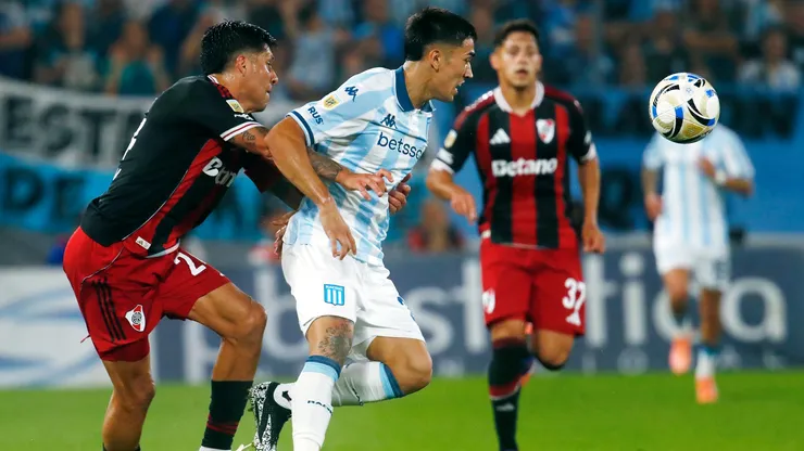 Racing y River se enfrentaron en Avellaneda.