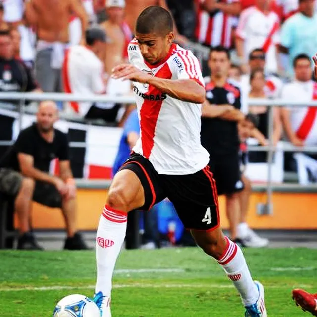 Luciano Abecasis en su paso por River. (@luchoabecasis).