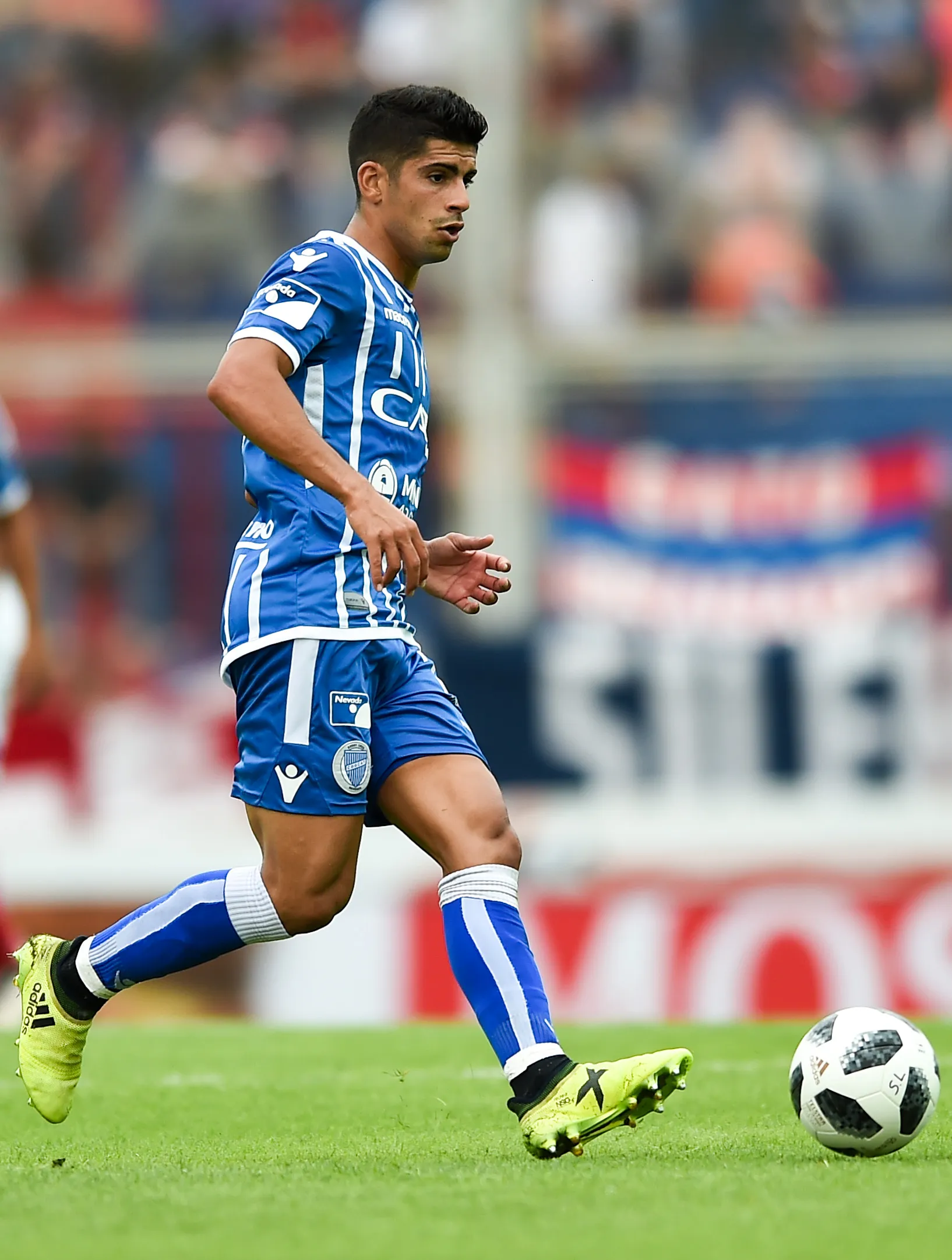 Luciano Abecasis en su paso por Godoy Cruz. (Getty).