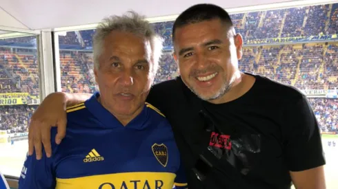 Beto Márcico y Juan Román Riquelme.