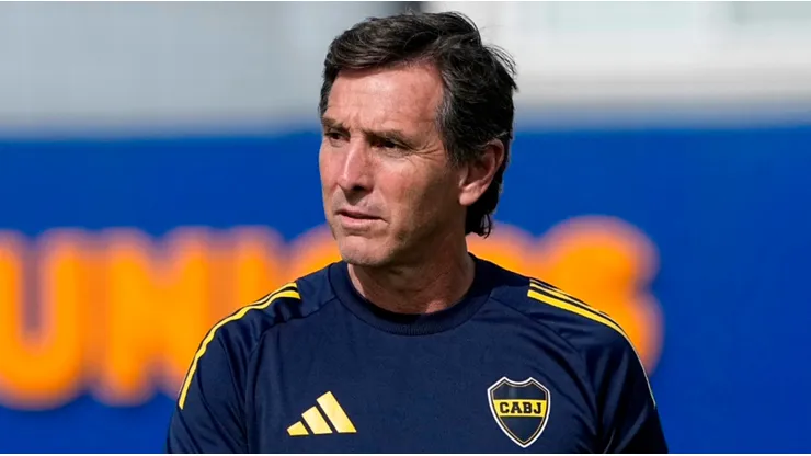 Claudio Úbeda, DT de Boca.