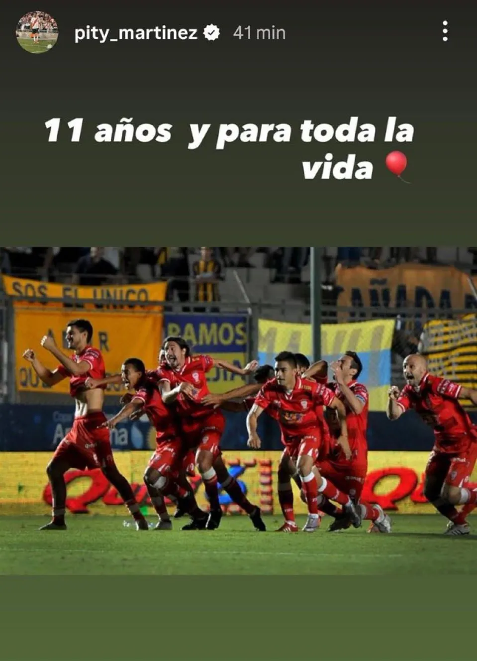 La historia del Pity Martínez.