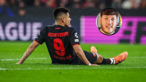 Claudio Echeverri en Bayer Leverkusen.