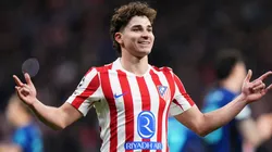 Julián Alvarez celebra su gol ante Inter.