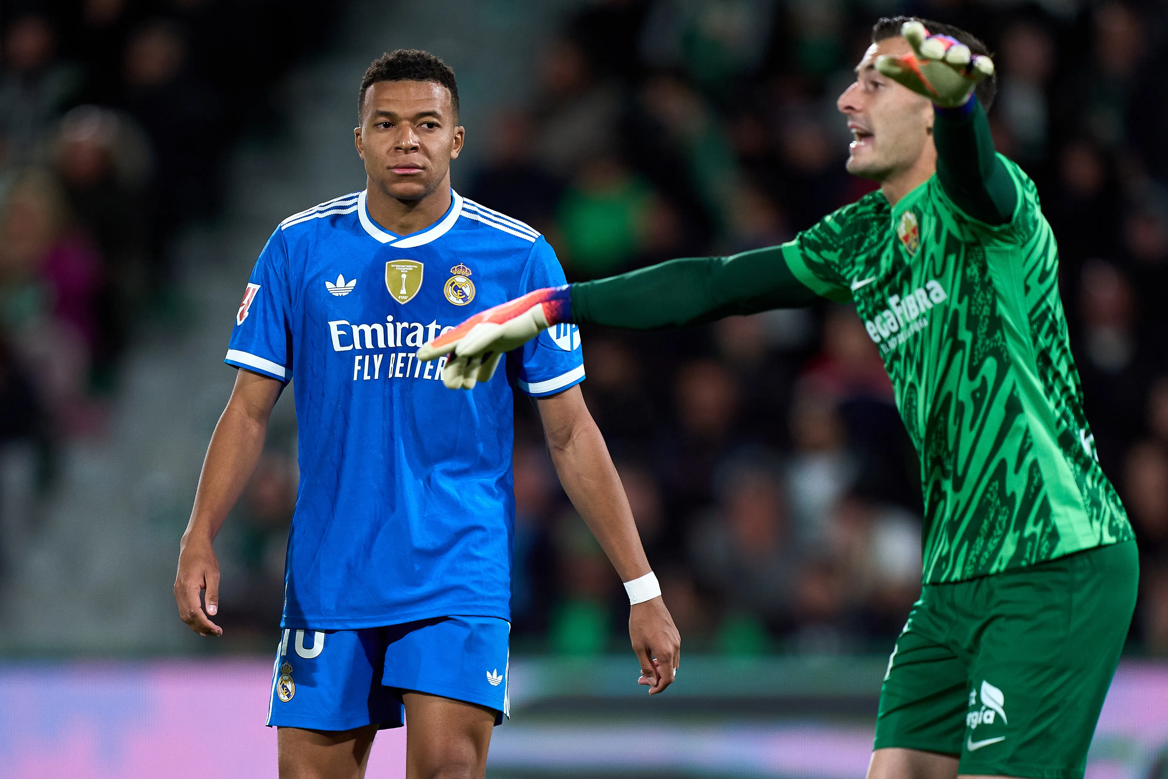 Mbappé no cree que el Real Madrid dependa de él. (Getty)