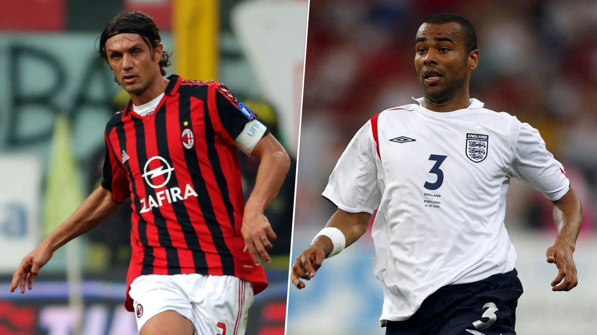 Paolo Maldini y Ashley Cole, dos nombres que Roberto Carlos pone por delante suyo.