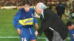 Chino Pereda y Carlos Bianchi en el 2000.