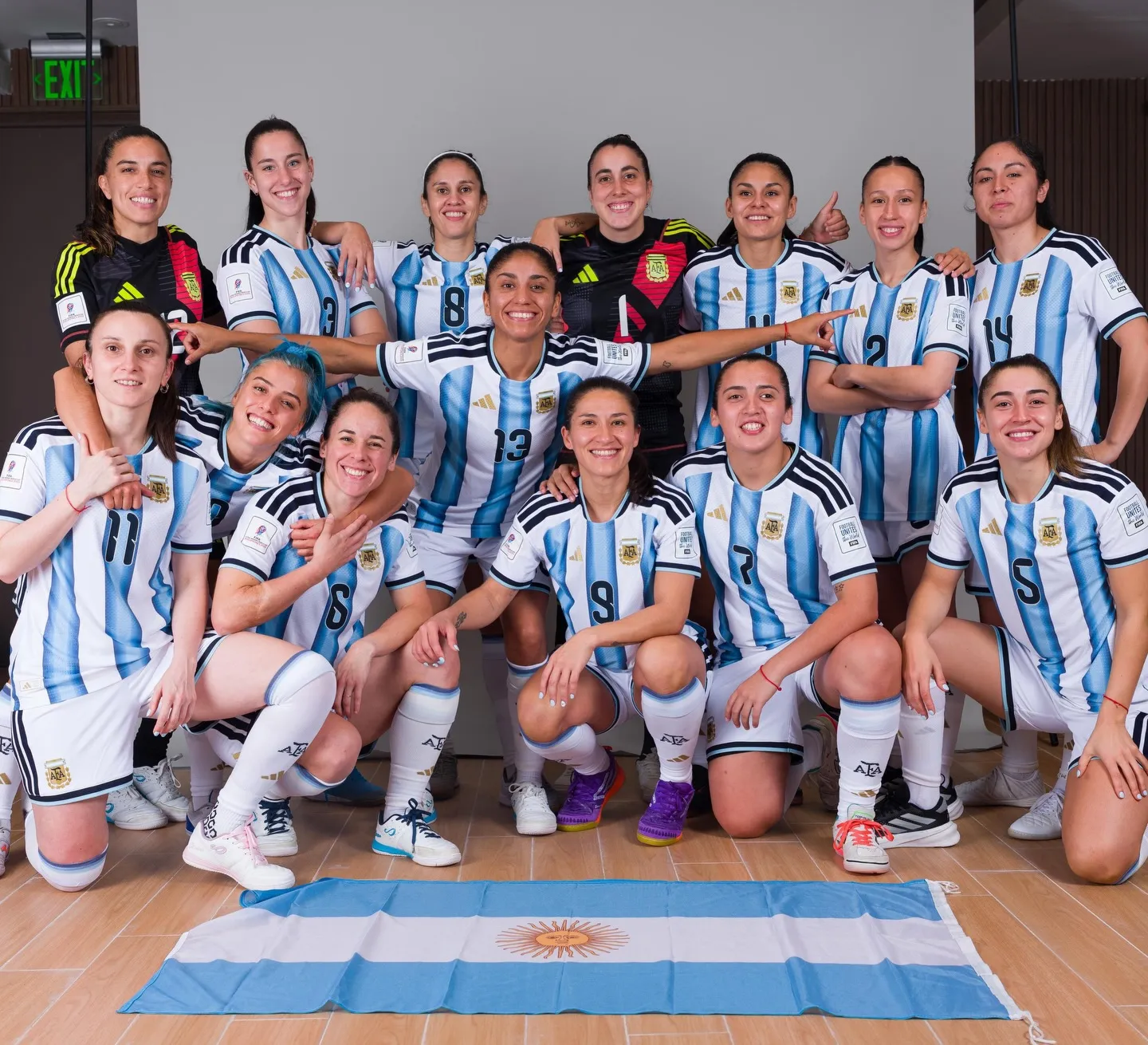 Argentina en la previa del primer Mundial. Foto AFA.