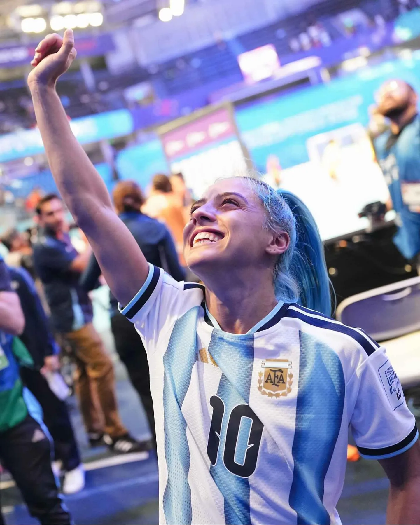 Silvina Nava, una de las figuras de Argentina. Foto FIFA.