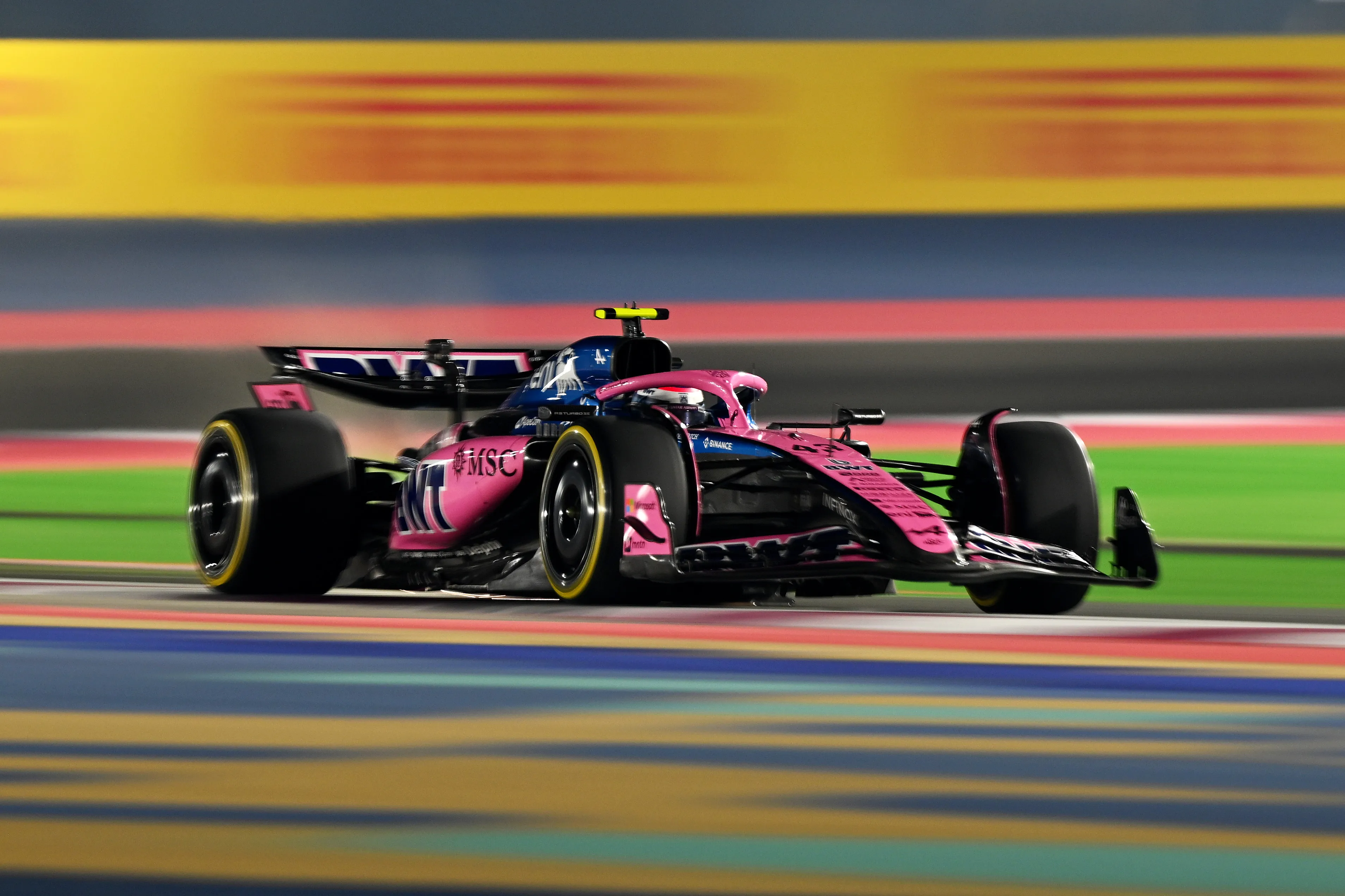 Colapinto durante el GP de Qatar (Getty Images).