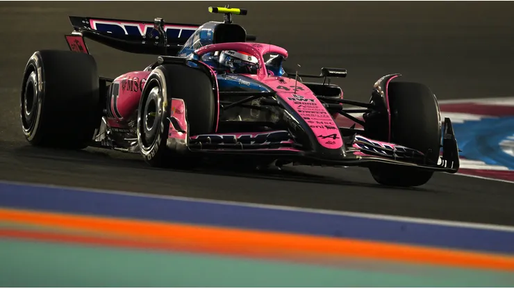 Franco Colapinto, en acción en la pista de Lusail.