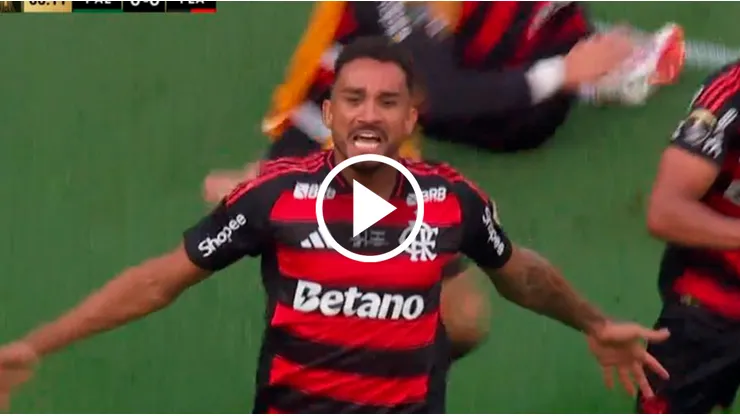 El gol de Danilo para Flamengo vs. Palmeiras. (Captura ESPN)