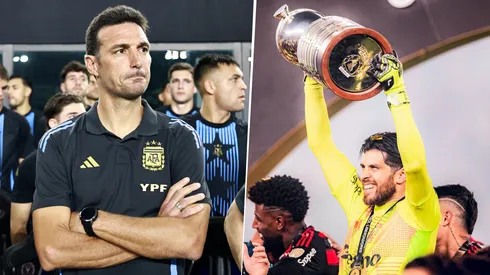 Flamengo le pidió a Lionel Scaloni mediante su cuenta de X que convoque a Agustín Rossi a la Selección Argentina.