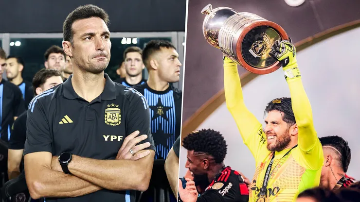Flamengo le pidió a Lionel Scaloni mediante su cuenta de X que convoque a Agustín Rossi a la Selección Argentina.