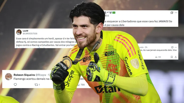 Los hinchas del Flamengo señalaron a Agustín Rossi como el máximo responsable del título en la Copa Libertadores 2025.