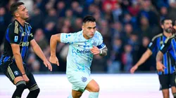 Lautaro Martínez celebra el 1-0 ante Pisa.