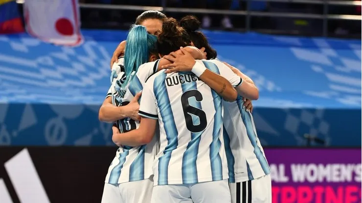 ¡Entre las mejores cuatro! Argentina goleó a Colombia en el Mundial de Futsal Femenino