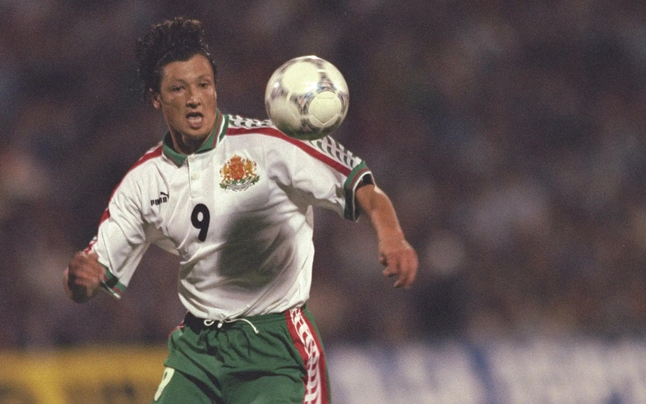 Luboslav Penev, emblema de Bulgaria durante la década de los ’90 (Getty/Allsport).