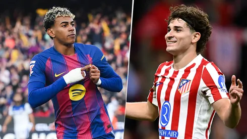 Barcelona y Atlético de Madrid se enfrentan por LaLiga.