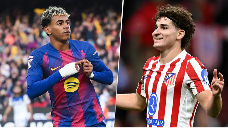 Barcelona y Atlético de Madrid se enfrentan por LaLiga.