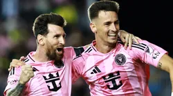 Lionel Messi y Tadeo Allende en Inter Miami.
