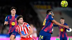 Julián Álvarez no tuvo una buena actuación frente a Barcelona.