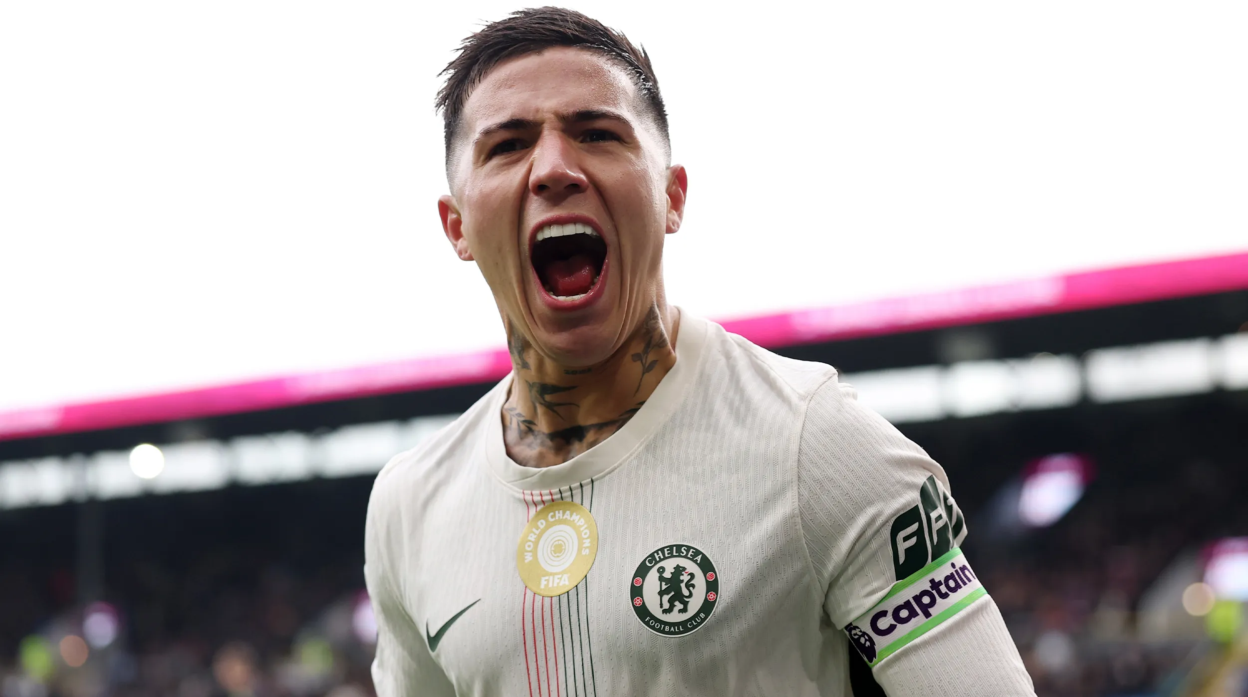 Enzo Fernández, figura en Chelsea, uno de los argentinos más cotizados en el mercado (Getty).