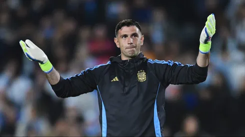 Emiliano Dibu Martínez, arquero campeón del mundo con la Selección Argentina.