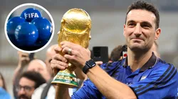 Lionel Scaloni será el encargado de ingresar la Copa del Mundo en el sorteo del Mundial 2026.