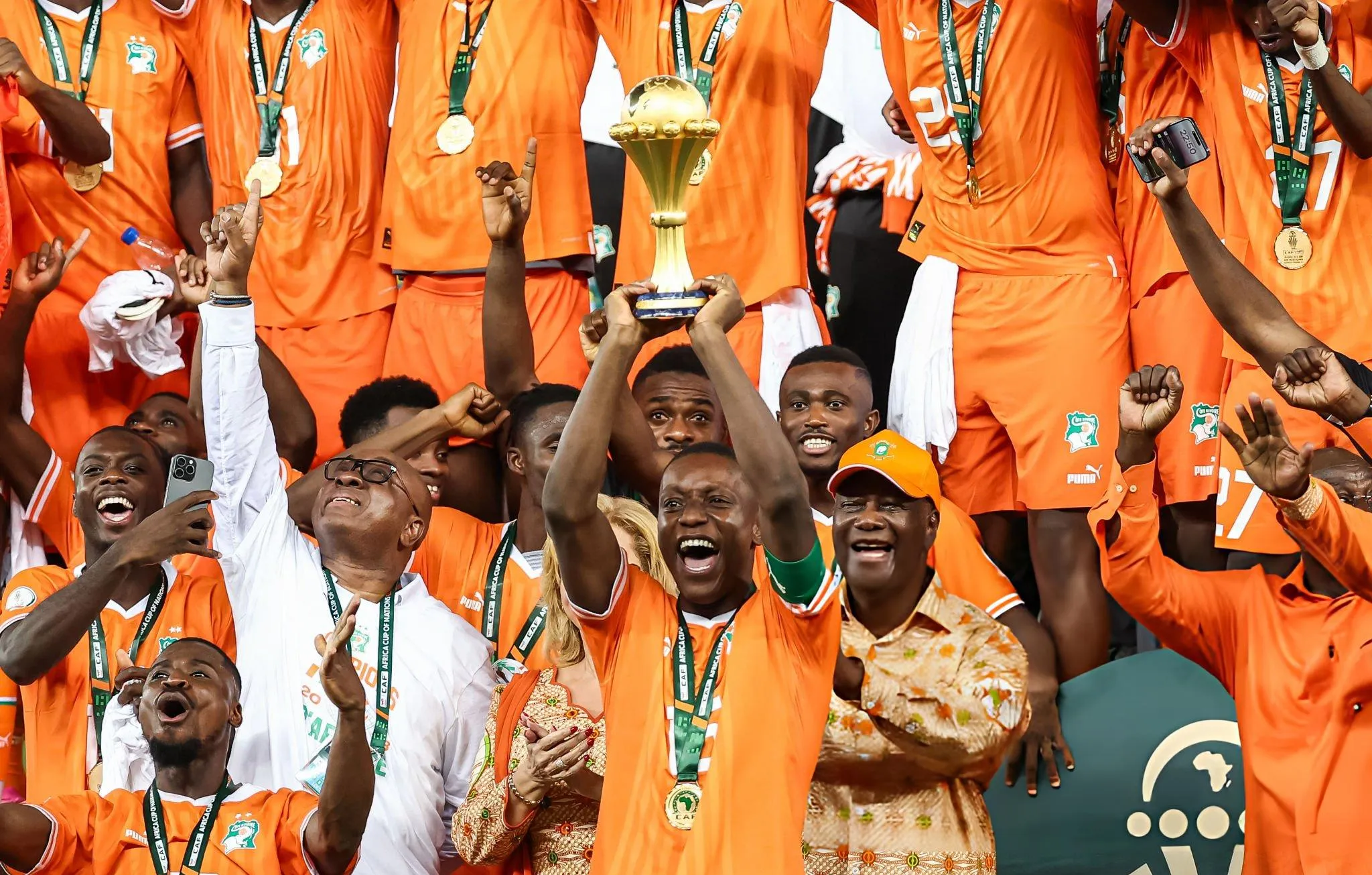 Costa de Marfil es la última campeona de África.